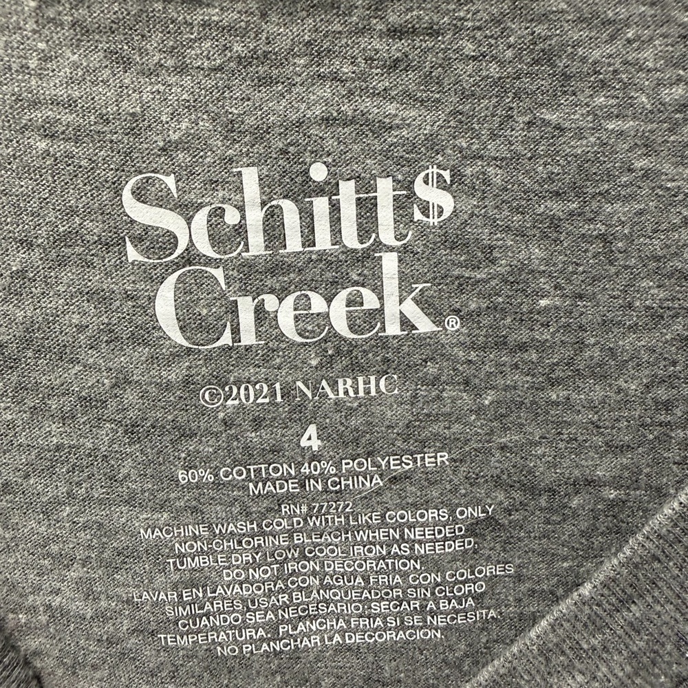 Torrid Heather Gray Tee with Black Script - Picture 2 of 2